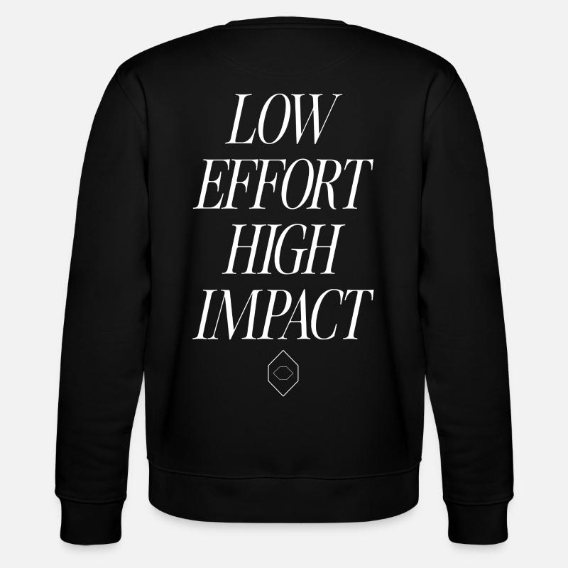 Faible effort, impact élevé - Sweat bio CHANGER Stanley/Stella Unisexe - noir