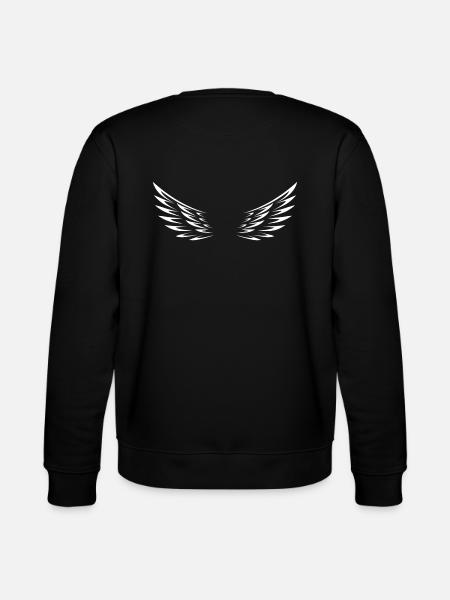 Wings - Stanley/Stella Unisex Bio-Sweatshirt CHANGER - Schwarz
