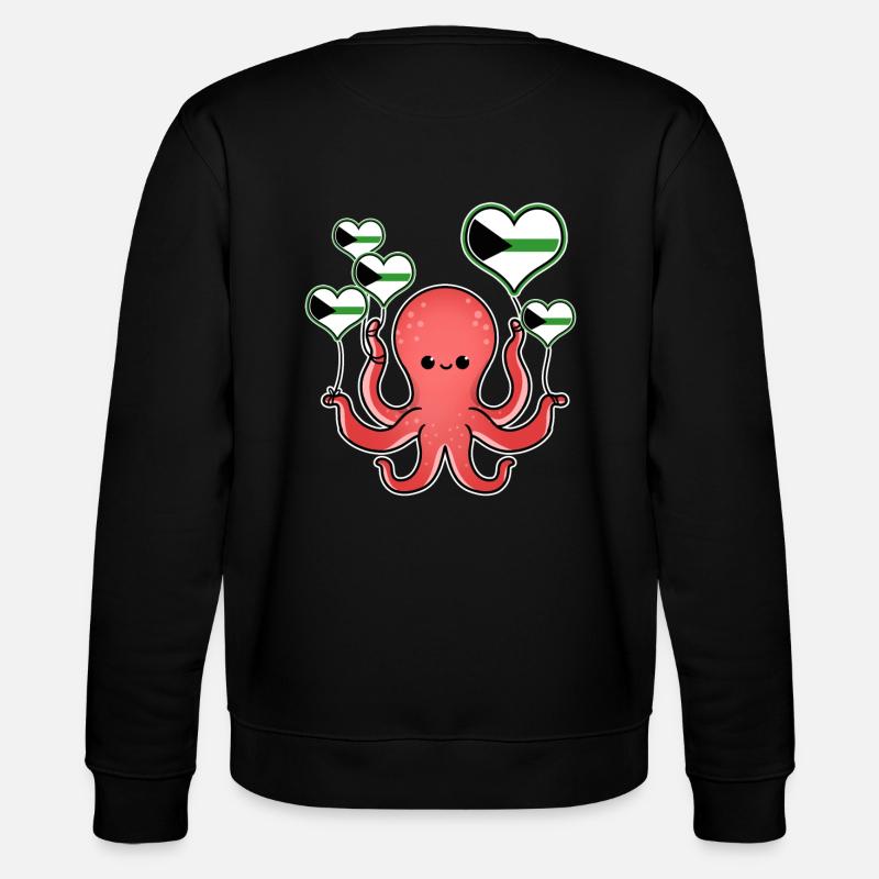 Octopus Balloon Demiromantic Pride - Sweat bio CHANGER Stanley/Stella Unisexe - noir