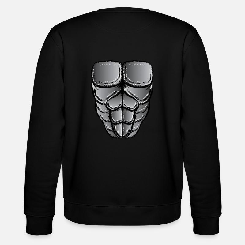 Gorilla-Kostüm Halloween - Stanley/Stella Unisex Bio-Sweatshirt CHANGER  - Schwarz