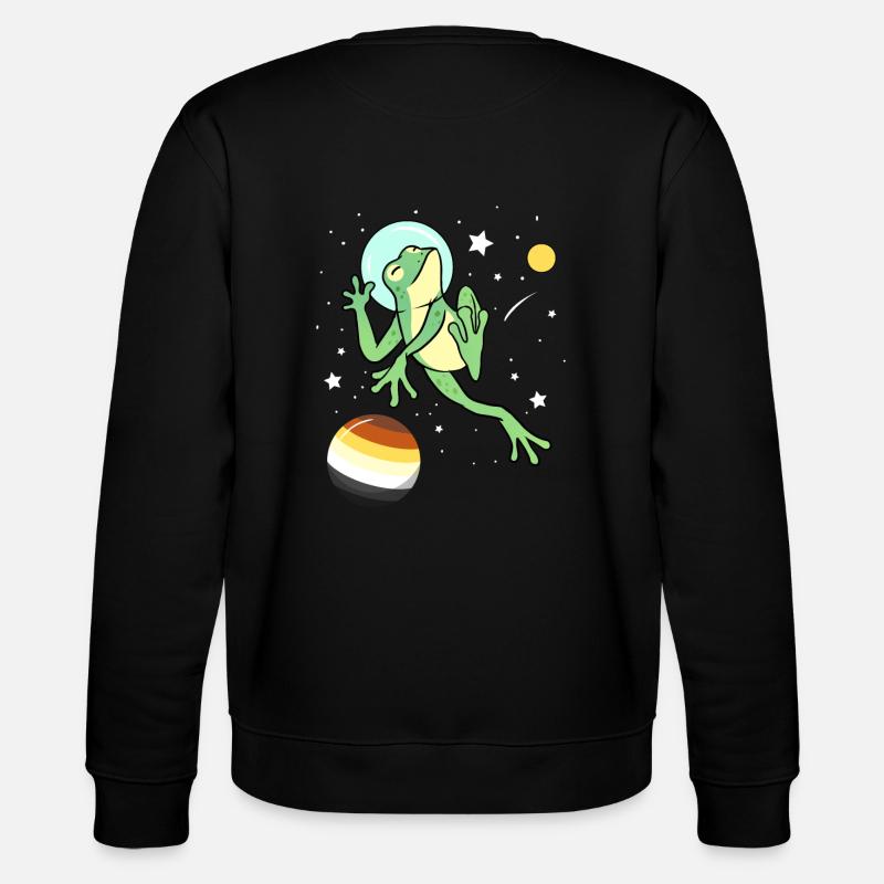Frog Astronaute Gay Bear Pride - Sweat bio CHANGER Stanley/Stella Unisexe - noir