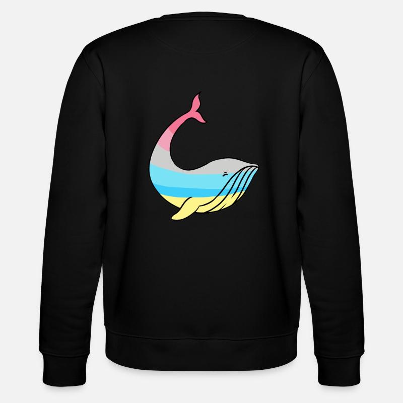 Wal Genderflux Pride - Stanley/Stella Unisex Bio-Sweatshirt CHANGER - Schwarz