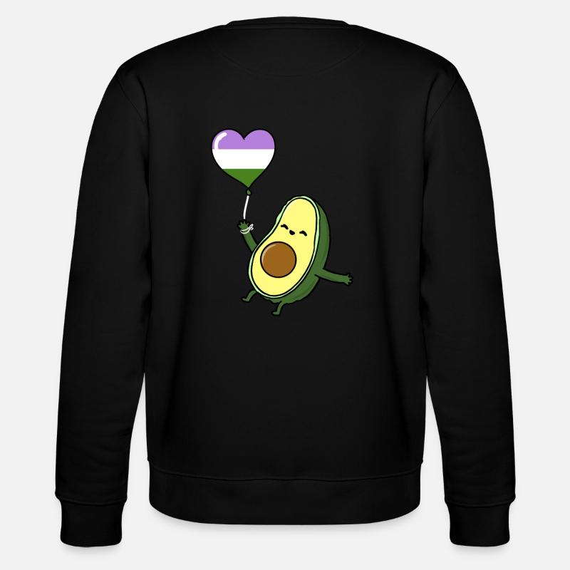 Ballon d’avocat Genderqueer Pride - Sweat bio CHANGER Stanley/Stella Unisexe - noir