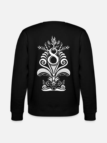 Kurbits V8 No:2 - weiß - Stanley/Stella Unisex Bio-Sweatshirt CHANGER  - Schwarz