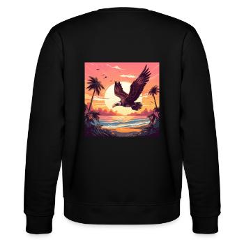 Seahawk Coucher de soleil - Sweat bio CHANGER Stanley/Stella Unisexe - noir - Dos - Marisol (170cm)