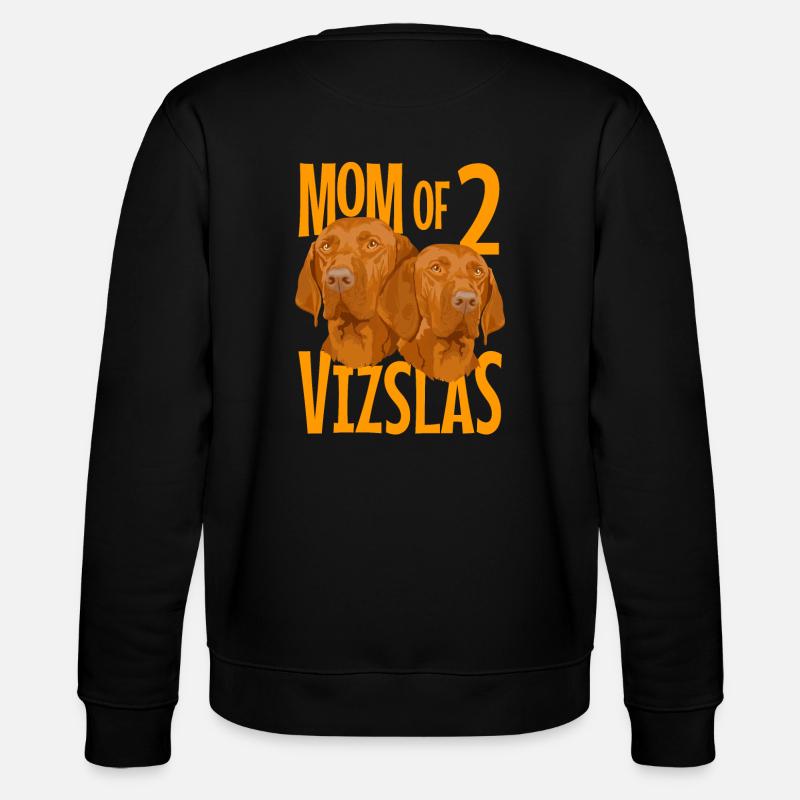 Magyar Vizsla mom Hungarian Pointer - Stanley/Stella CHANGER Unisex Organic Sweatshirt - black