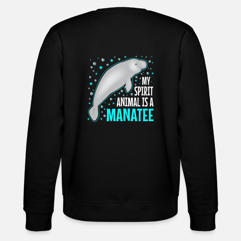 Manatee Manatee - Stanley/Stella CHANGER Unisex Organic Sweatshirt - black