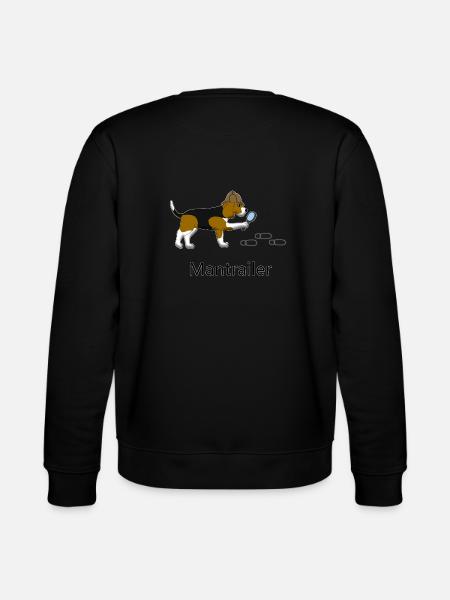 Mantrailing Beagle - Stanley/Stella CHANGER Unisex Organic Sweatshirt - black