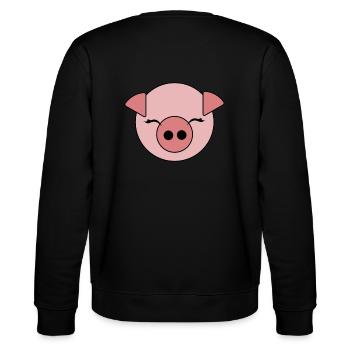 Porc cochon porcelets de poulet Pig Drôles de photos - Sweat bio CHANGER Stanley/Stella Unisexe - noir - Dos - Marisol (170cm)