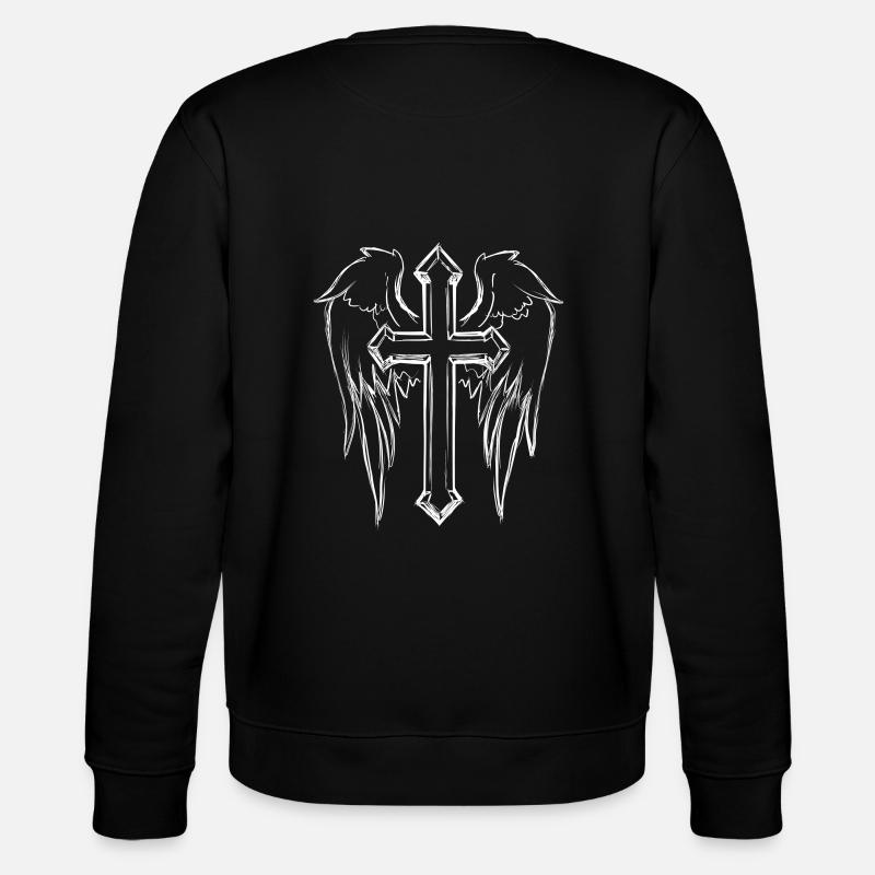 ANGES AILES CIEL - Sweat bio CHANGER Stanley/Stella Unisexe - noir