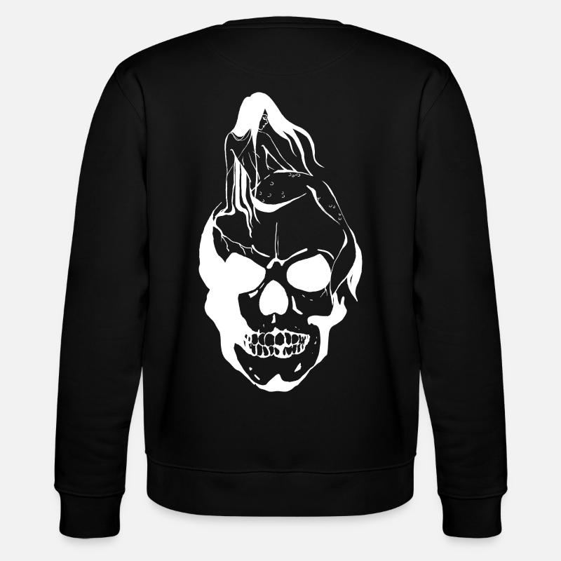 Sirène sur Skull - Sweat bio CHANGER Stanley/Stella Unisexe - noir
