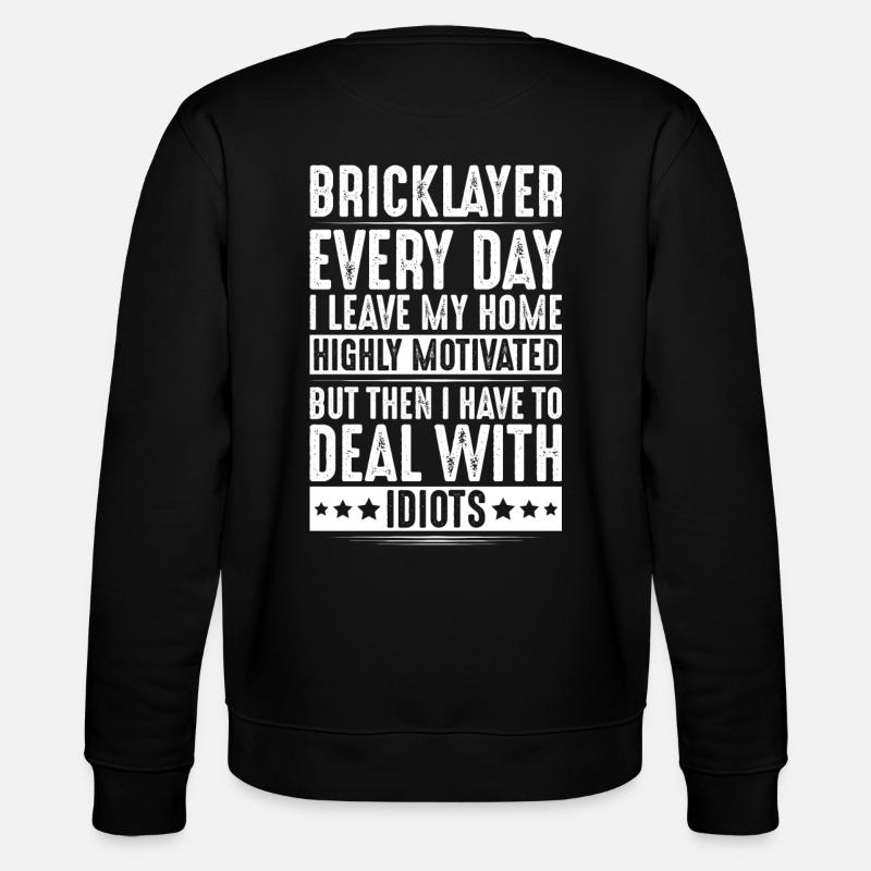 Maçon Bricklayer Mason - Sweat bio CHANGER Stanley/Stella Unisexe - noir