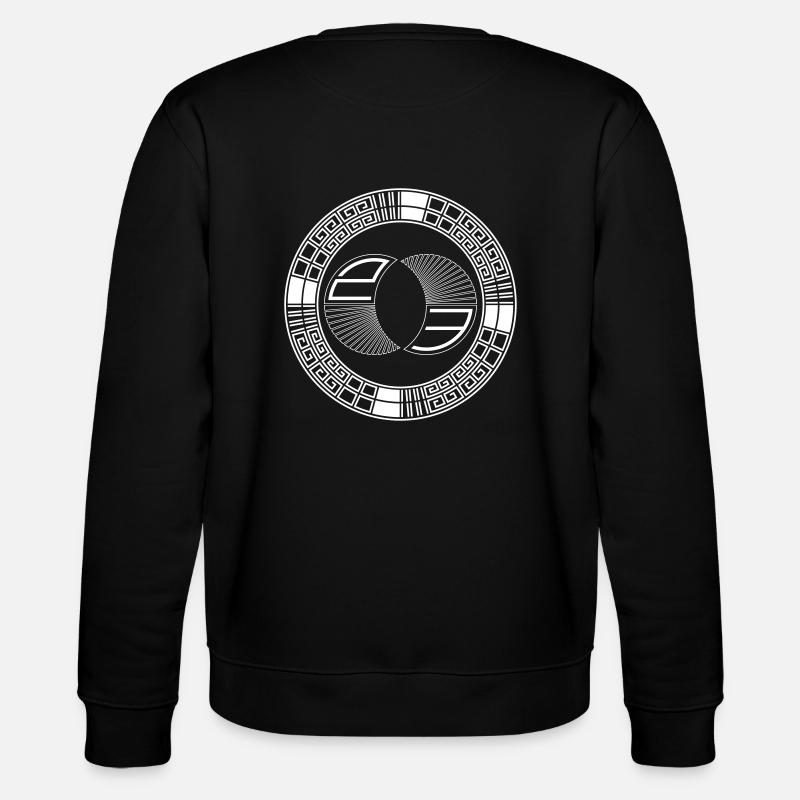 tekno 23 round - Stanley/Stella Unisex Bio-Sweatshirt CHANGER  - Schwarz