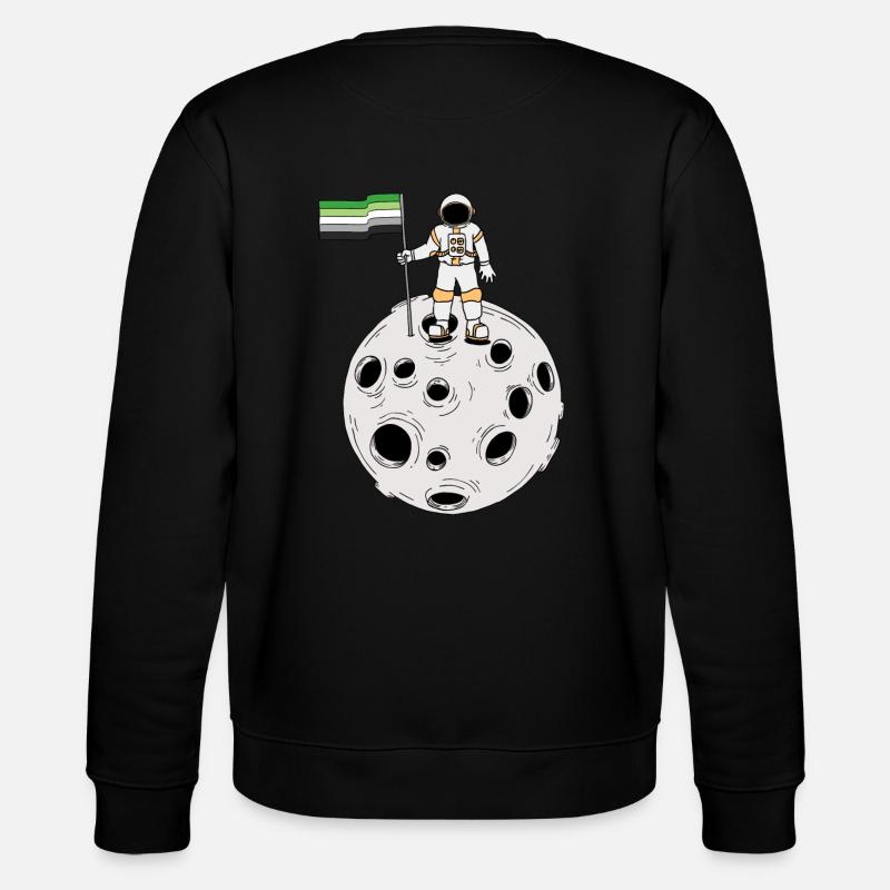 Astronaute aromatique Drapeau aromatique - Sweat bio CHANGER Stanley/Stella Unisexe - noir