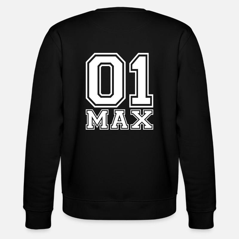 Max - Name - Stanley/Stella Unisex Bio-Sweatshirt CHANGER  - Schwarz