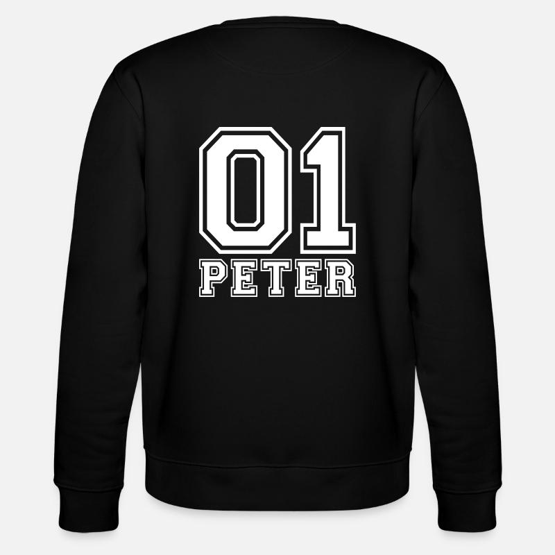Peter - Name - Stanley/Stella Unisex Bio-Sweatshirt CHANGER  - Schwarz