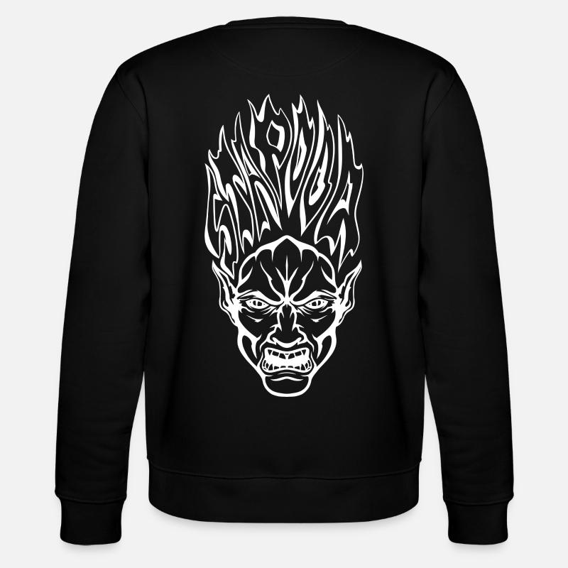 Stapooa dämon1 - Stanley/Stella Unisex Bio-Sweatshirt CHANGER  - Schwarz