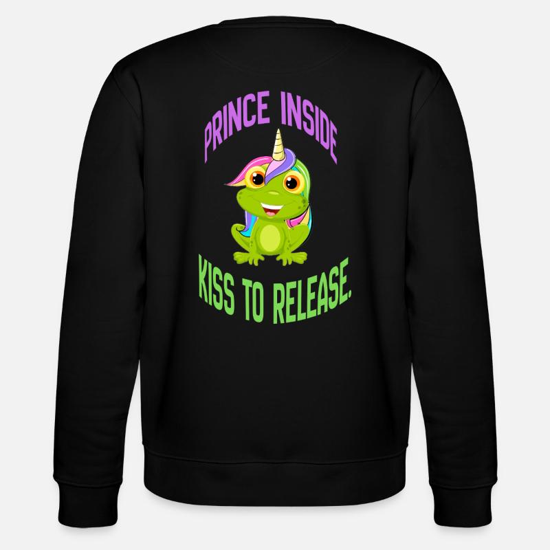 Prince Inside – Kiss to Release - Stanley/Stella CHANGER Unisex Organic Sweatshirt - black