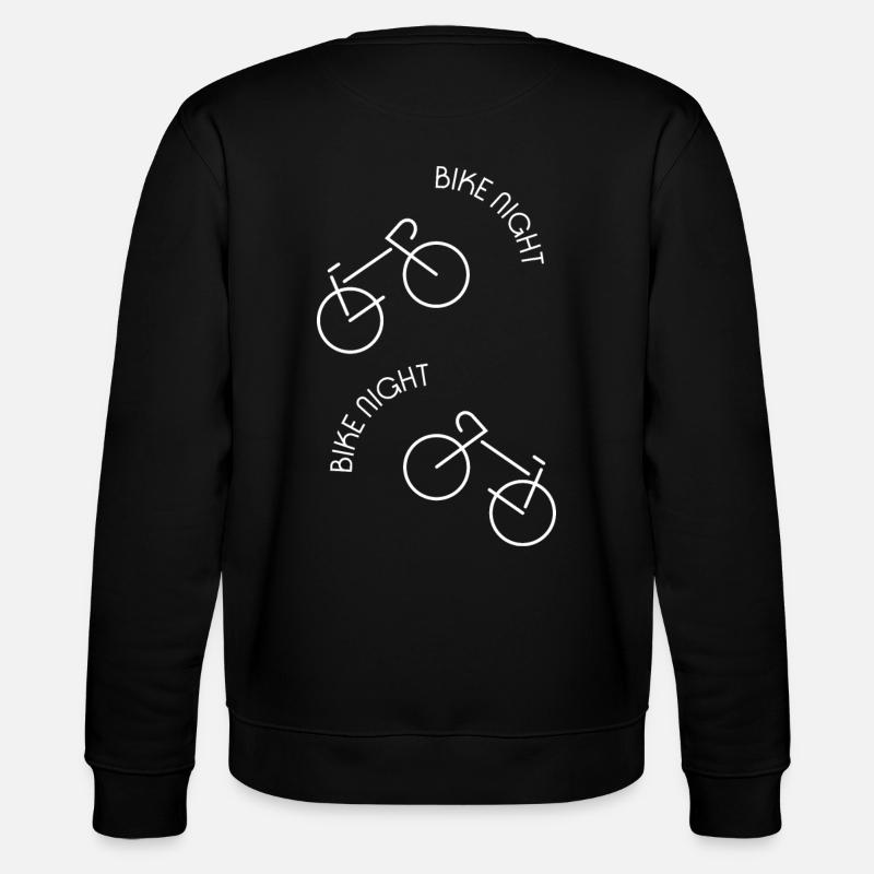 BIKENIGHT Logo double - Stanley/Stella CHANGER Unisex Organic Sweatshirt - black