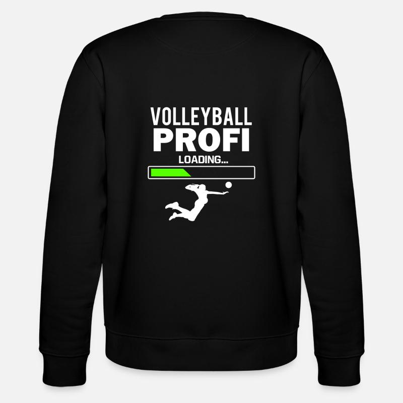 Volleyball - Stanley/Stella Unisex Bio-Sweatshirt CHANGER  - Schwarz