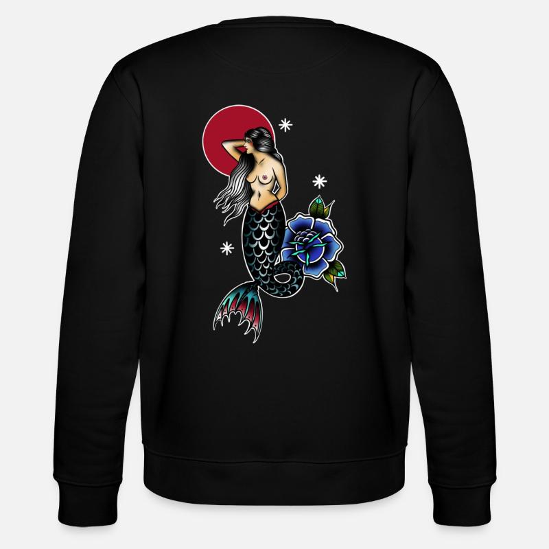 Meerjungfrau - Stanley/Stella Unisex Bio-Sweatshirt CHANGER  - Schwarz
