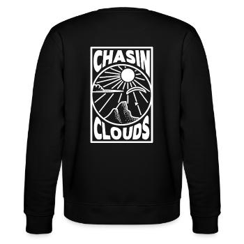 Chasin Clouds Paragliding Vector - Stanley/Stella CHANGER Unisex Organic Sweatshirt - black - Back - Marisol (170cm)