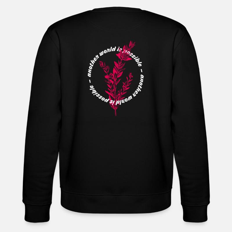 Another world is possible - Stanley/Stella Unisex Bio-Sweatshirt CHANGER  - Schwarz