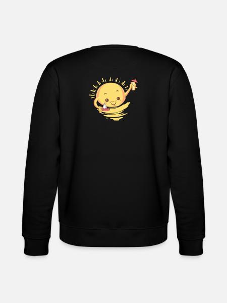 Sommer Cocktail Geschenk - Stanley/Stella Unisex Bio-Sweatshirt CHANGER  - Schwarz