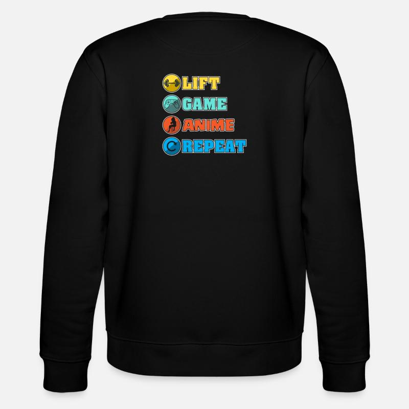 Anime - Stanley/Stella Unisex Bio-Sweatshirt CHANGER  - Schwarz