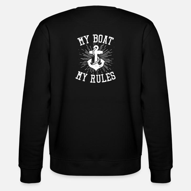 Bateau bateau cadeau capitaine - Sweat bio CHANGER Stanley/Stella Unisexe - noir