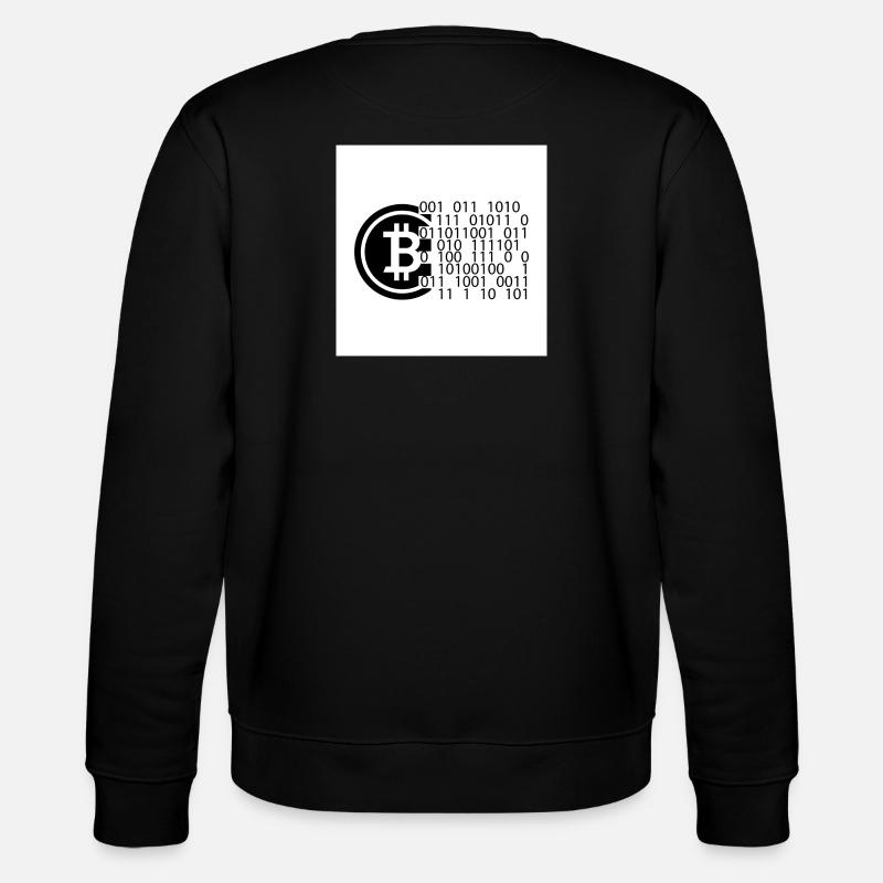 Bitcoin Code - Stanley/Stella Unisex Bio-Sweatshirt CHANGER  - Schwarz