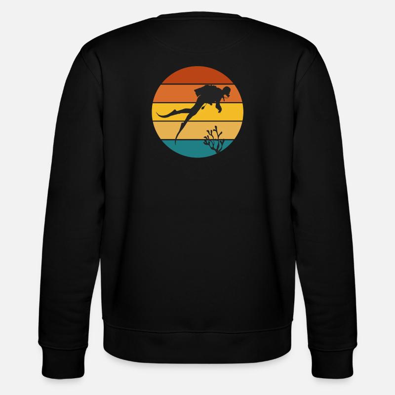 Tauchen, Tauchen - Stanley/Stella Unisex Bio-Sweatshirt CHANGER  - Schwarz