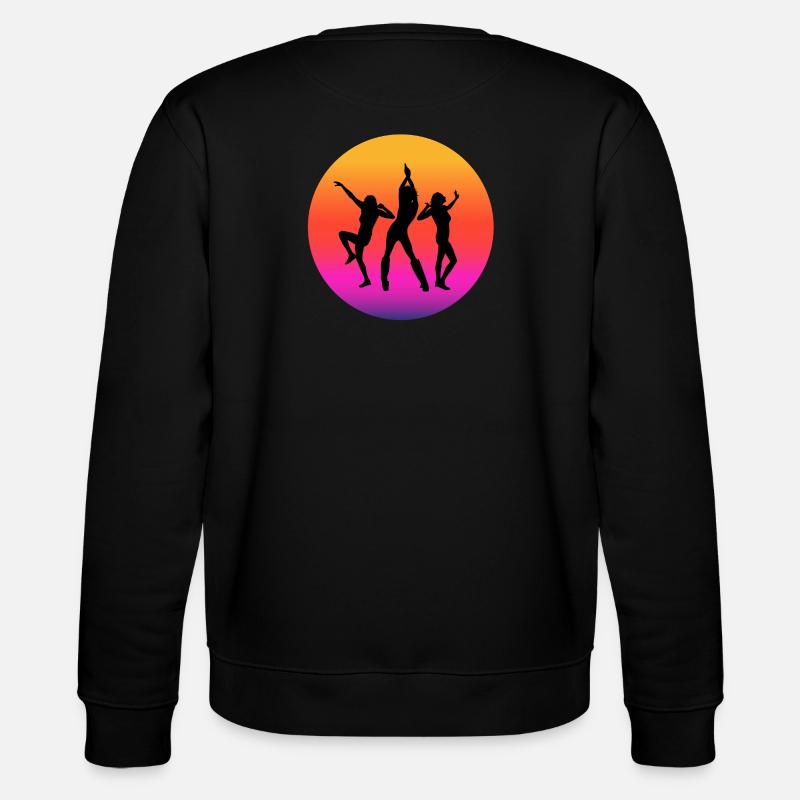 Diso, Disco-Fan, Disco-Musik - Stanley/Stella Unisex Bio-Sweatshirt CHANGER  - Schwarz