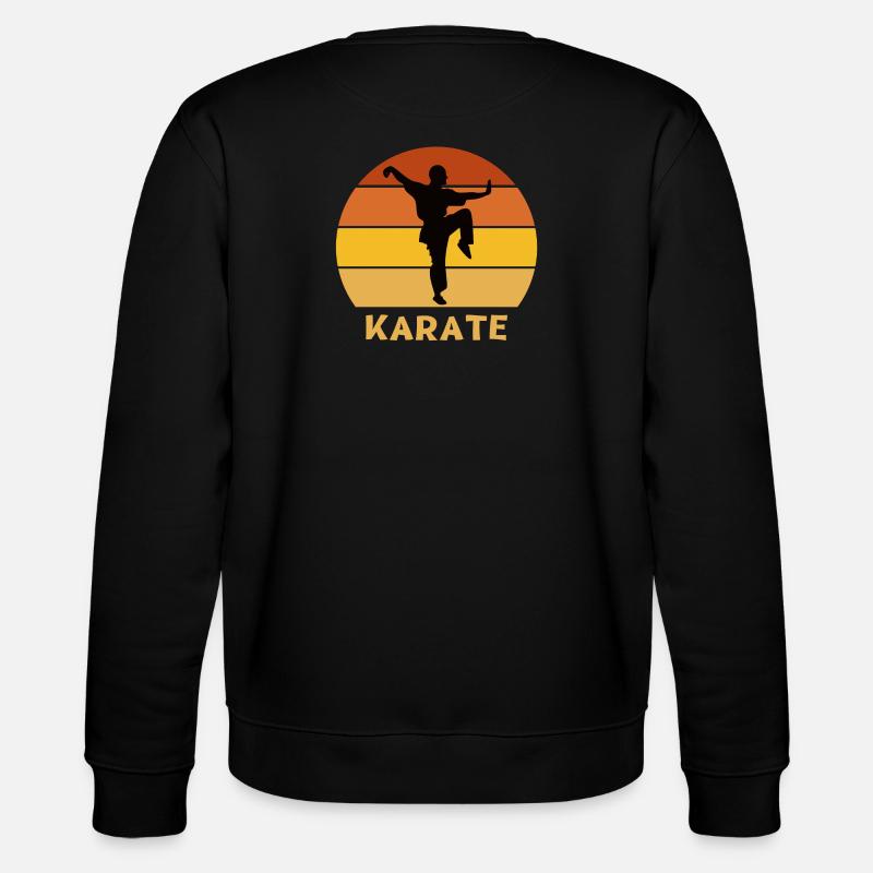 Karate, Karate-Fan, mach Karate - Stanley/Stella Unisex Bio-Sweatshirt CHANGER  - Schwarz