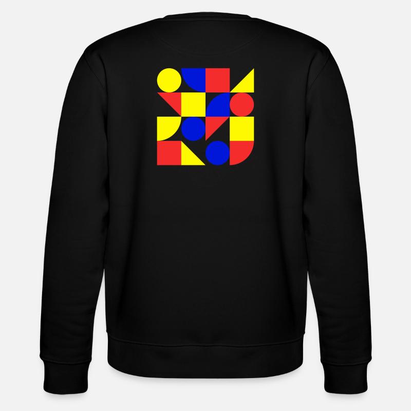 Form, Geometrie, Kunst, Bauhaus - Stanley/Stella Unisex Bio-Sweatshirt CHANGER  - Schwarz