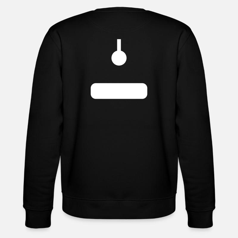 arcade-joystick-weiss - Stanley/Stella Unisex Bio-Sweatshirt CHANGER  - Schwarz