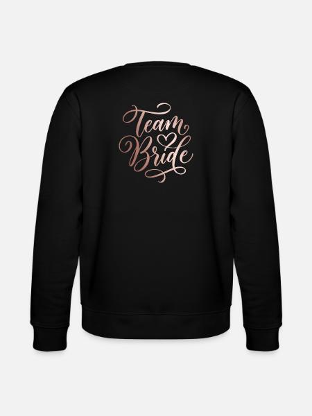 Team Bride Handlettering Bachelor Party - Stanley/Stella CHANGER Unisex Organic Sweatshirt - black