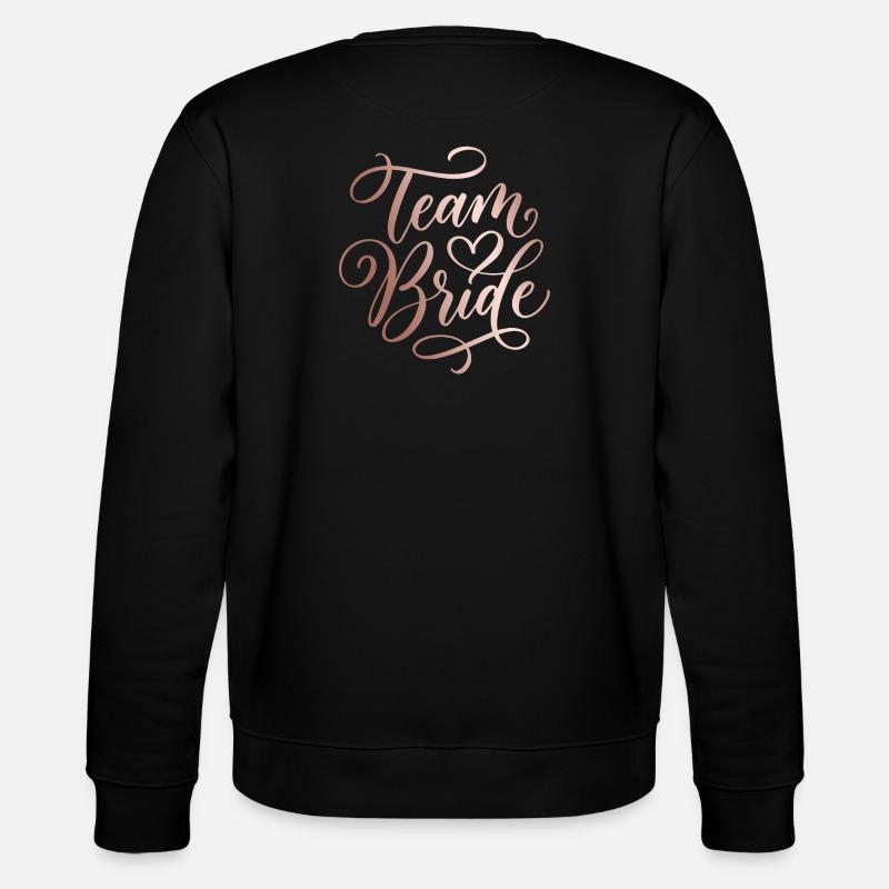 Team Bride Handlettering JGA - Stanley/Stella Unisex Bio-Sweatshirt CHANGER - Schwarz