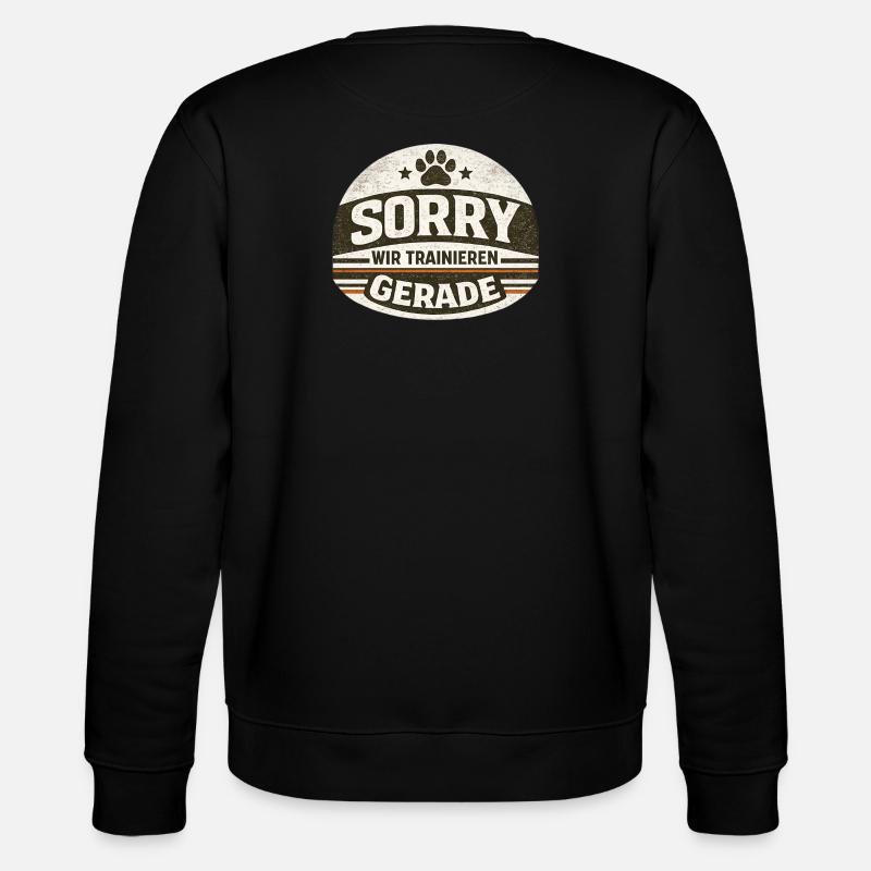 Sorry wir Trainieren gerade - Stanley/Stella Unisex Bio-Sweatshirt CHANGER - Schwarz