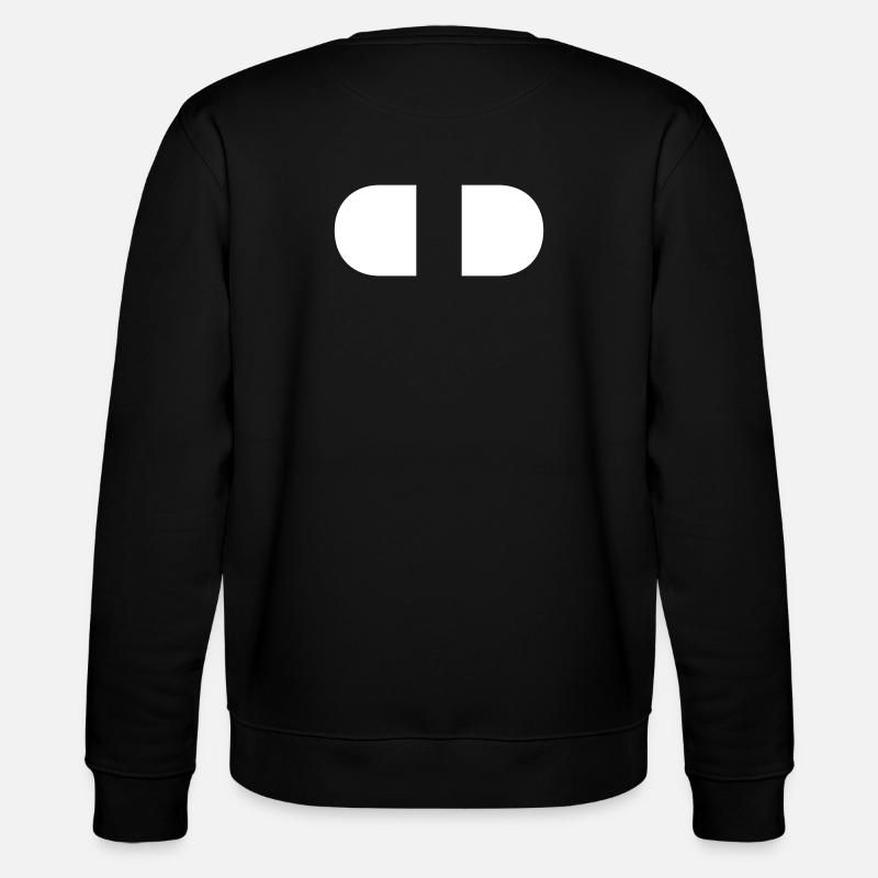 controller-split-weiss - Stanley/Stella Unisex Bio-Sweatshirt CHANGER  - Schwarz