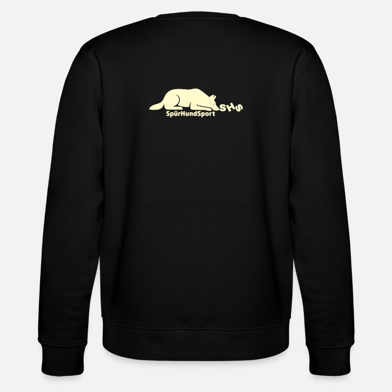 SHS Logo lemon - Stanley/Stella Unisex Bio-Sweatshirt CHANGER  - Schwarz