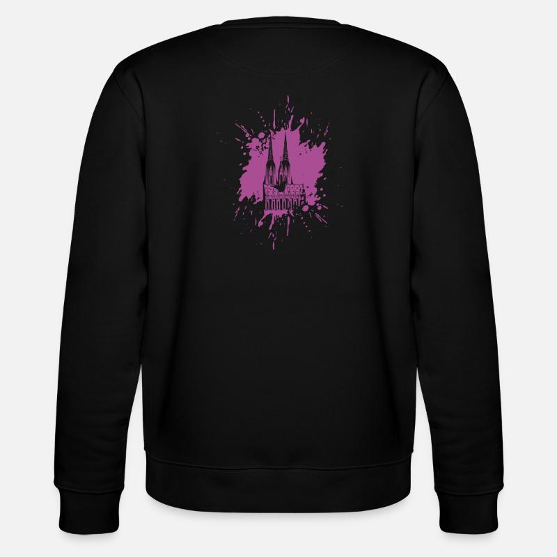 Splash Kölner Dom - Stanley/Stella Unisex Bio-Sweatshirt CHANGER  - Schwarz