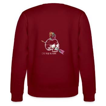 Skull Apple white - Sweat bio CHANGER Stanley/Stella Unisexe - bordeaux - Dos - Marisol (170cm)