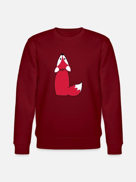fuchs - Stanley/Stella Unisex Bio-Sweatshirt CHANGER - Burgunderrot