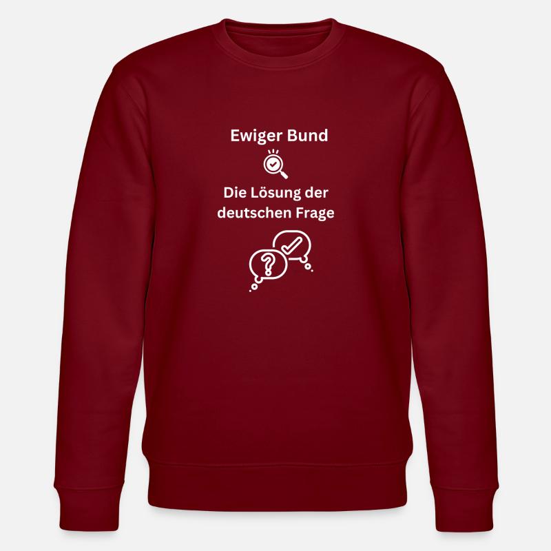 Design mit Ewigen Bund - Stanley/Stella Unisex Bio-Sweatshirt CHANGER  - Burgunderrot