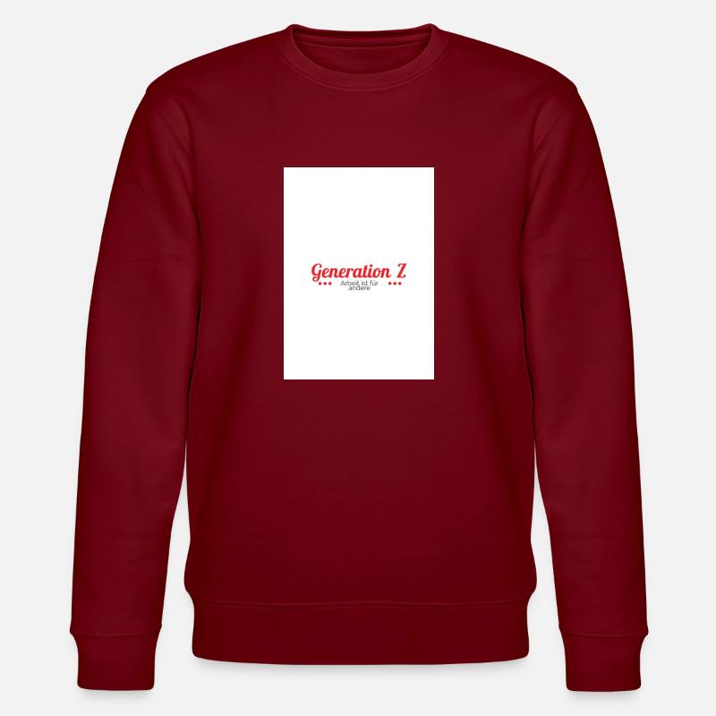 Generation Z - Stanley/Stella Unisex Bio-Sweatshirt CHANGER  - Burgunderrot
