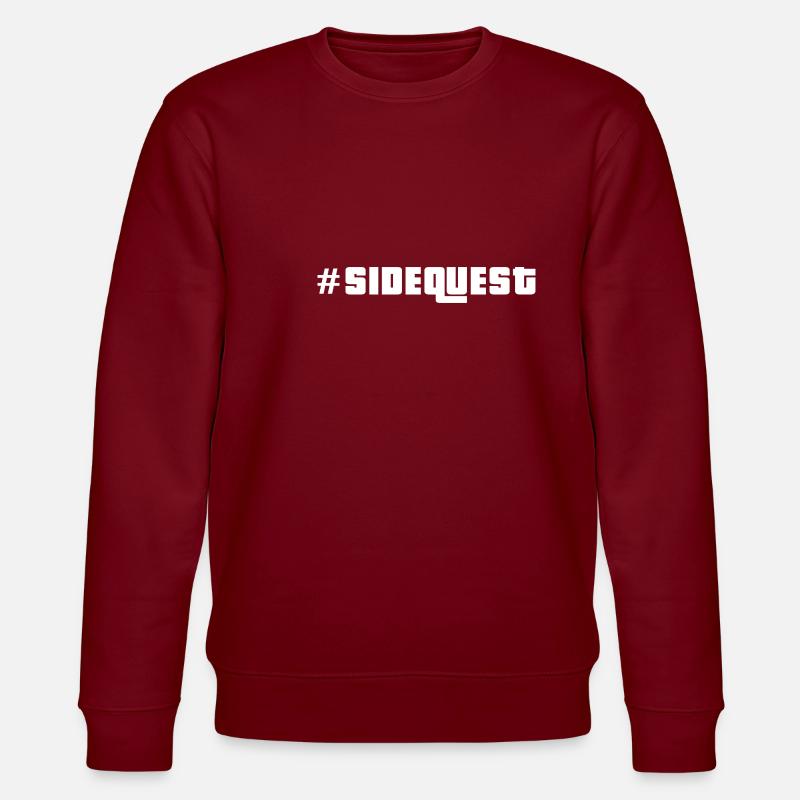 sidequest - Stanley/Stella Unisex Bio-Sweatshirt CHANGER  - Burgunderrot
