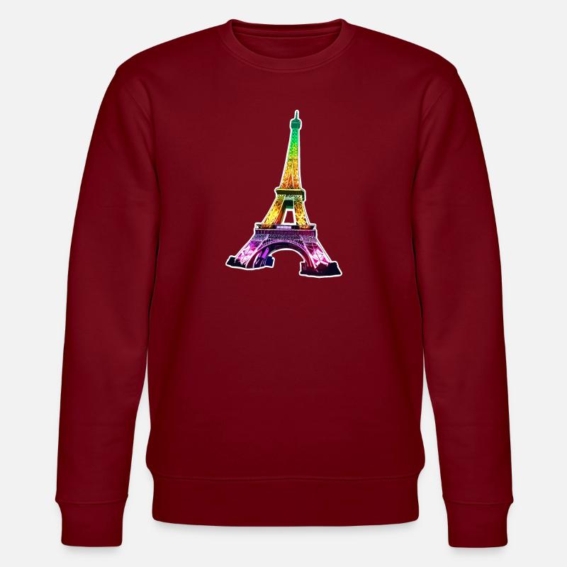 Eiffel tower #17 - Sweat bio CHANGER Stanley/Stella Unisexe - bordeaux