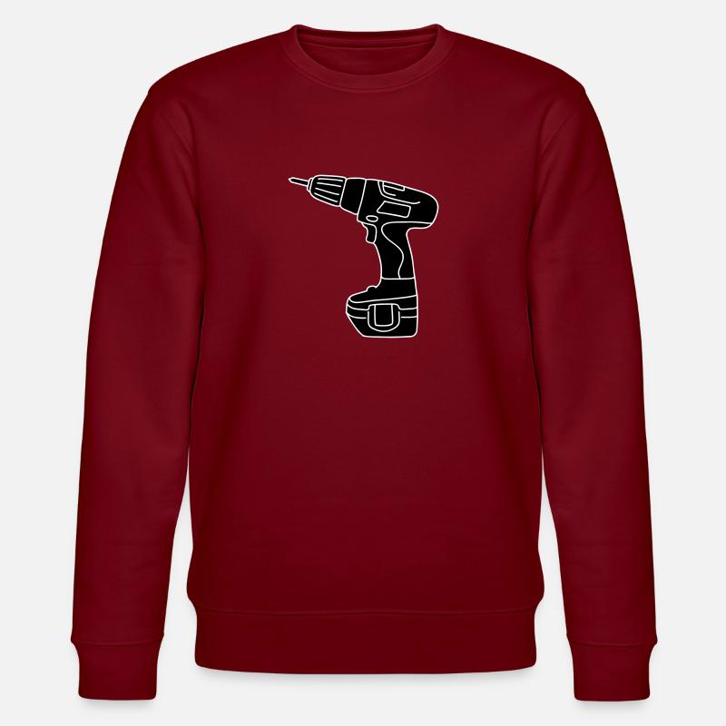 Akkuschrauber 2 - Stanley/Stella Unisex Bio-Sweatshirt CHANGER  - Burgunderrot