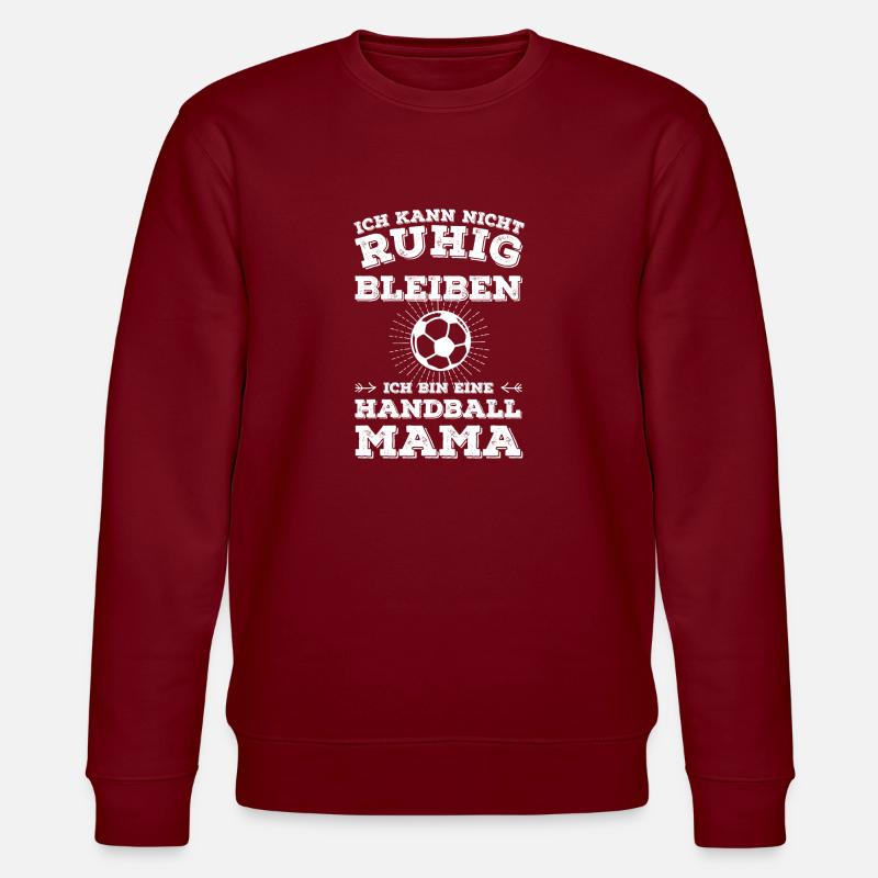 Handball - Stanley/Stella Unisex Bio-Sweatshirt CHANGER  - Burgunderrot